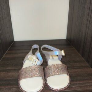 Glittery Pink Kids Sandals